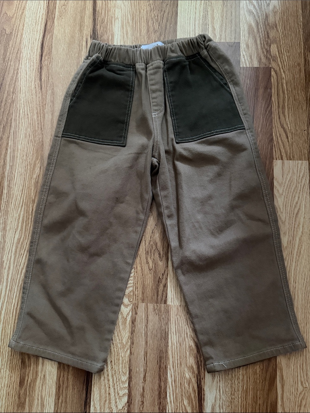 Zara Brown Pants with Dark Pockets